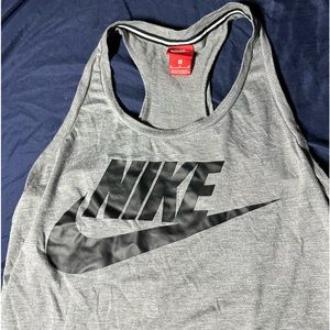 Nike grey and black tank top